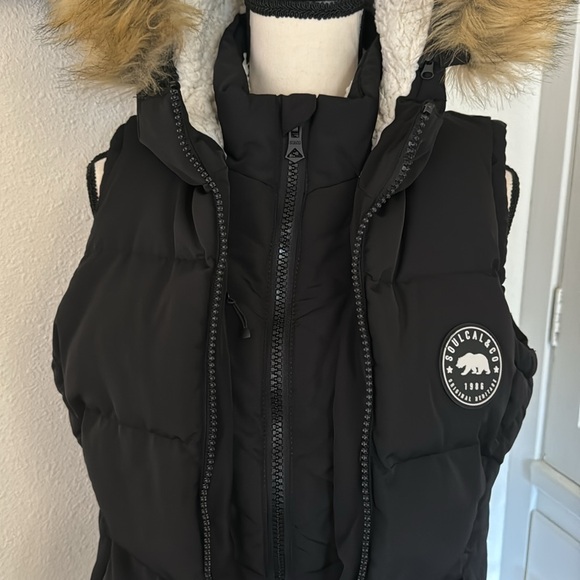 Soul Cal Womens Zip Gilet Outerwear Top vest size 6 - Picture 7 of 15